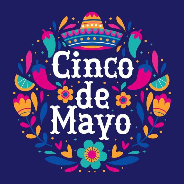 Cinco de mayo lettering