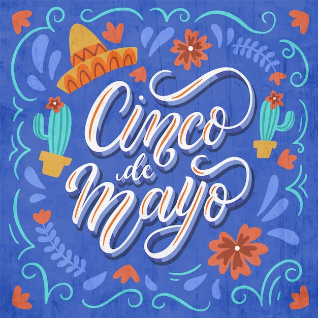 Cinco de mayo lettering