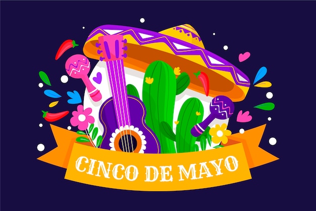 Cinco de mayo with guitar