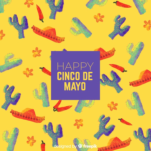 Free vector cinco de mayo