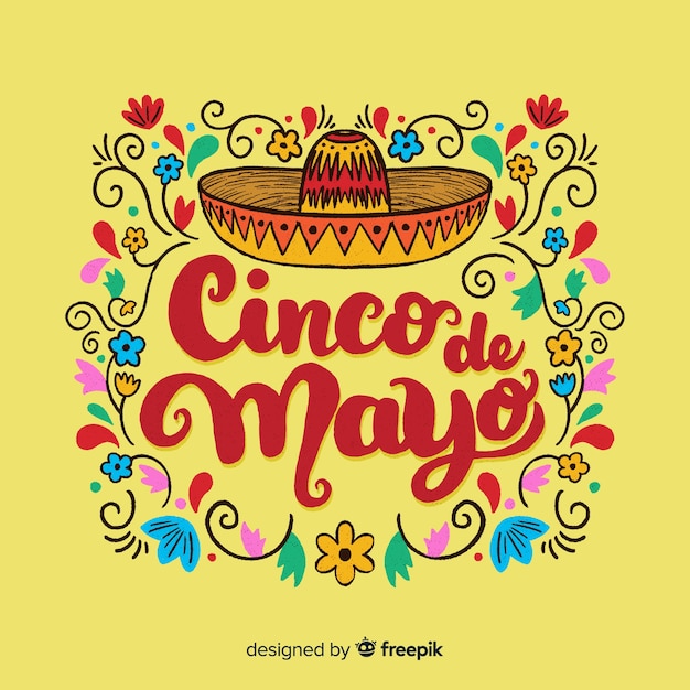 Free Vector cinco de mayo