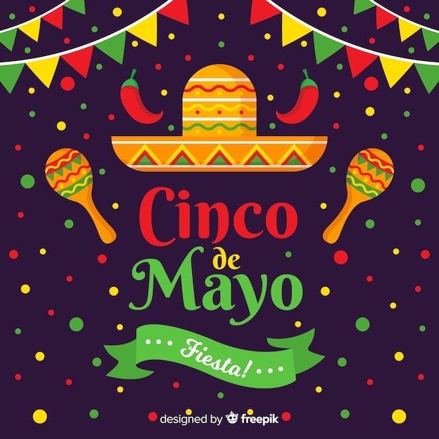 Free Vector cinco de mayo