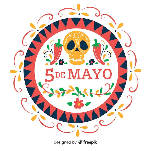 Free Vector cinco de mayo