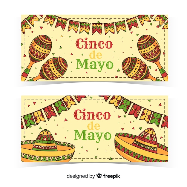 Free Vector cinco de mayo