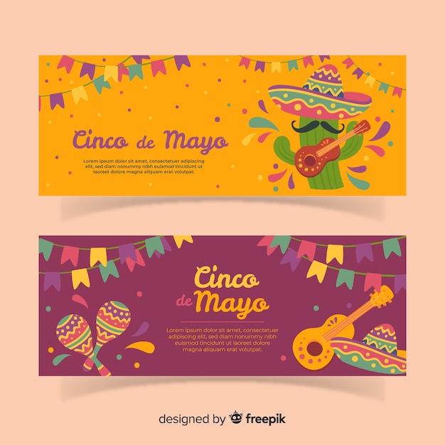 Free vector cinco de mayo