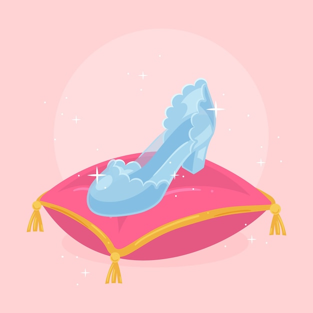 Cinderella glass shoe