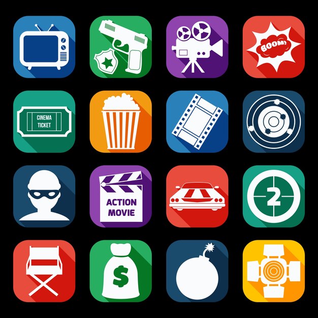 Cinema icons collection