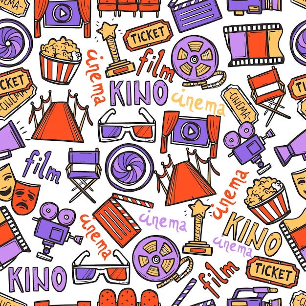 Cinema Seamless Pattern