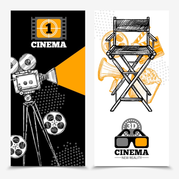 Cinema Vertical Banners