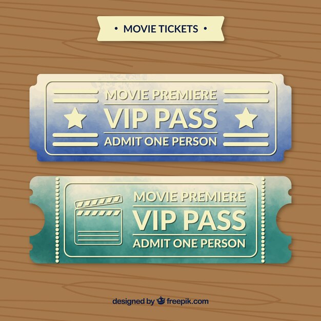 Cinema vip pass tickets