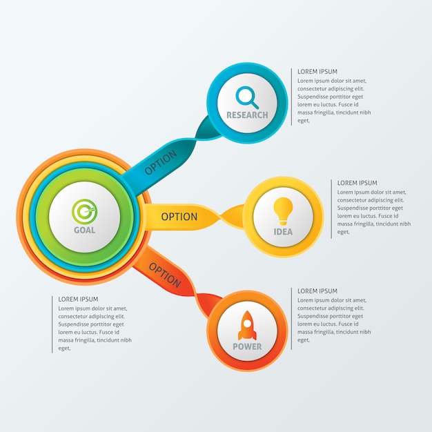 Circle Business Infographic Template