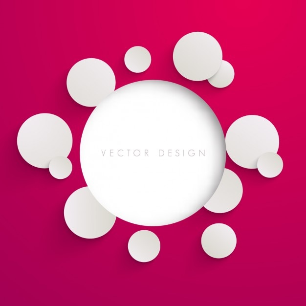 Free Vector circles background 