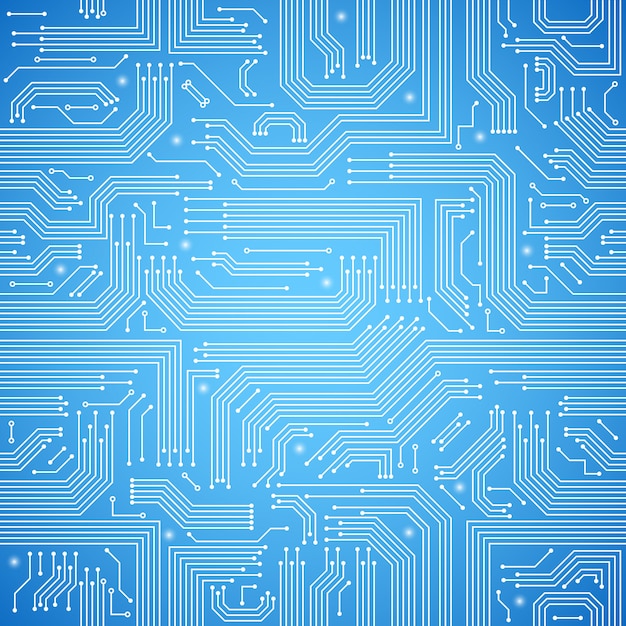 Circuit board seamless pattern