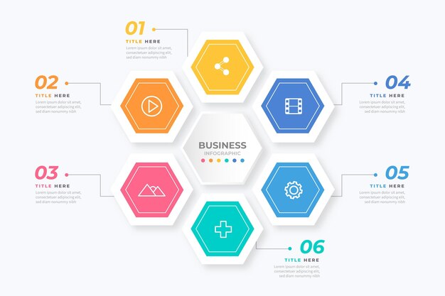 Circular diagram infographic