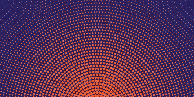 circular halftone background