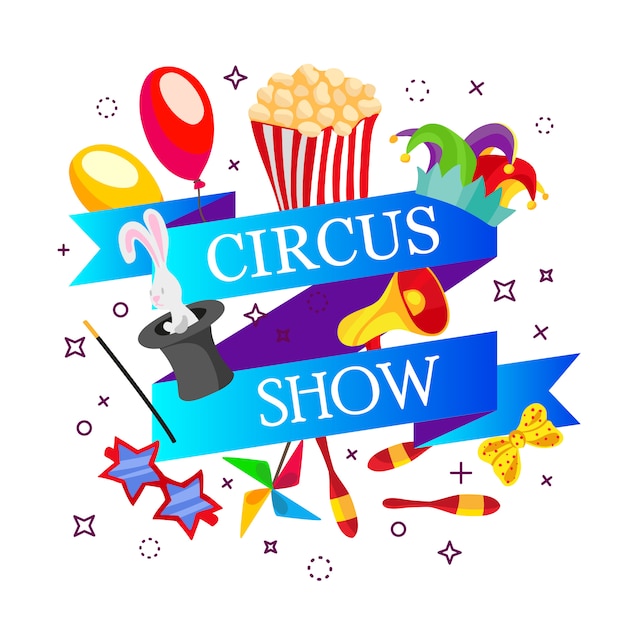 Circus Illustration Template