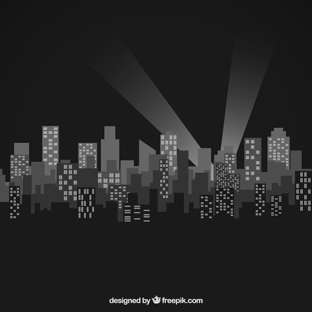 City silhouettes