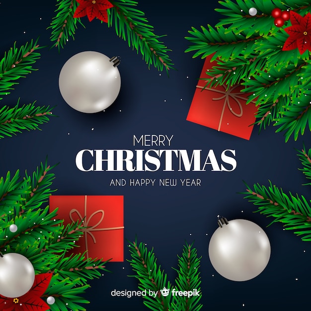 Classic christmas background with lovely style