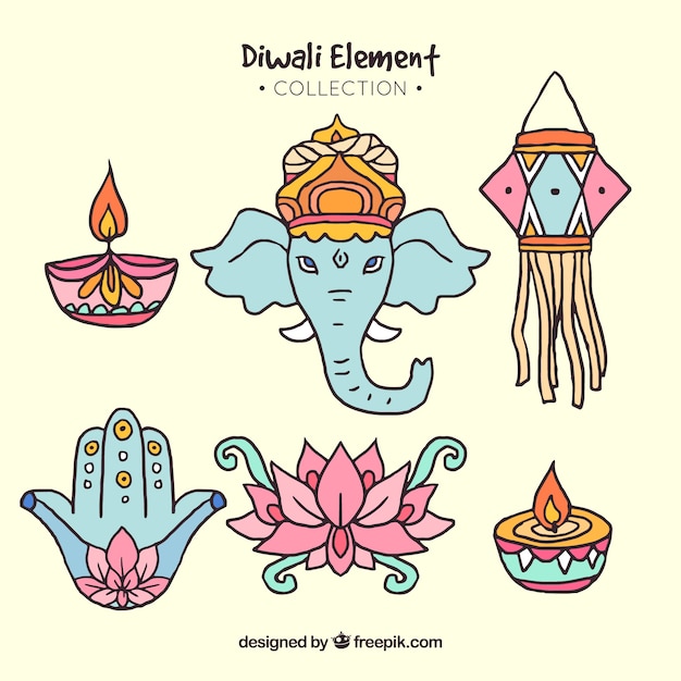 Classic diwali elements