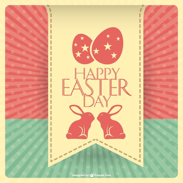 Free Vector classic easter design