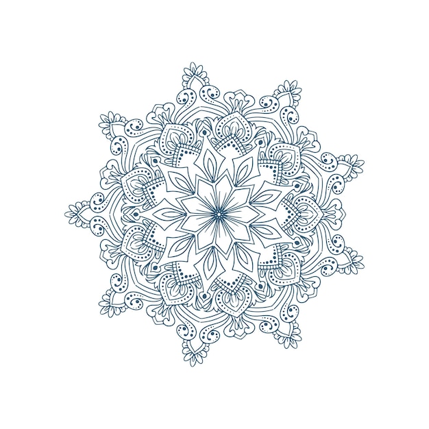 Free Vector classic stylish mandala design background vector