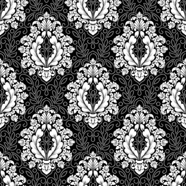 Classical luxury old fashioned damask pattern.