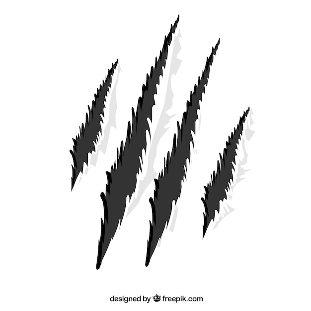 Free Vector claw rip wild icon vector