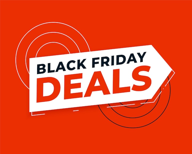 Free Vector clean black friday deals background