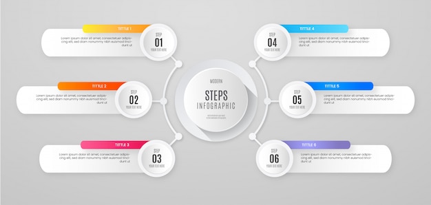 Clean Infographic Steps Banner