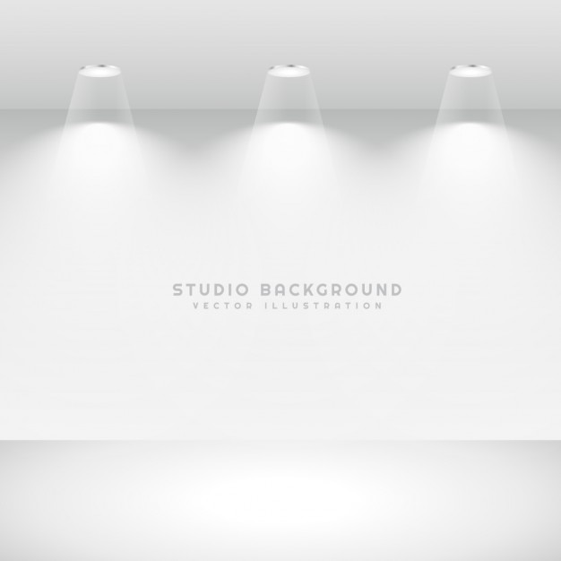 Free Vector clean studio background