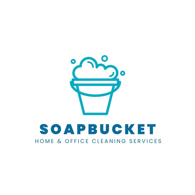 Cleaning service logo template