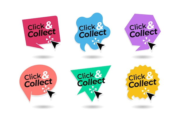 Click and collect button collection