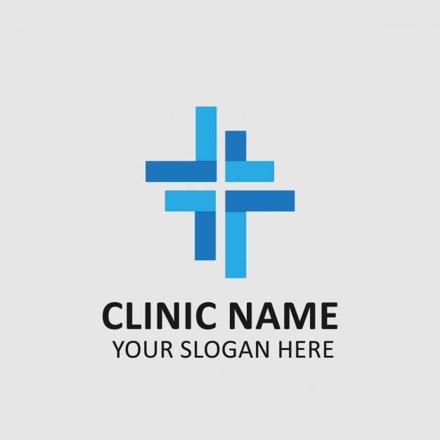 Free Vector clinic logo template