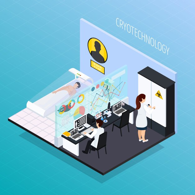 Clinical Cryotechnology Isometric Composition