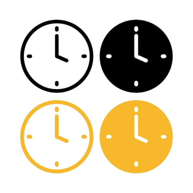 Free Vector clock multiple set