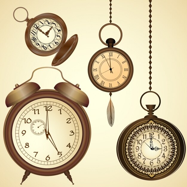 Clocks background design