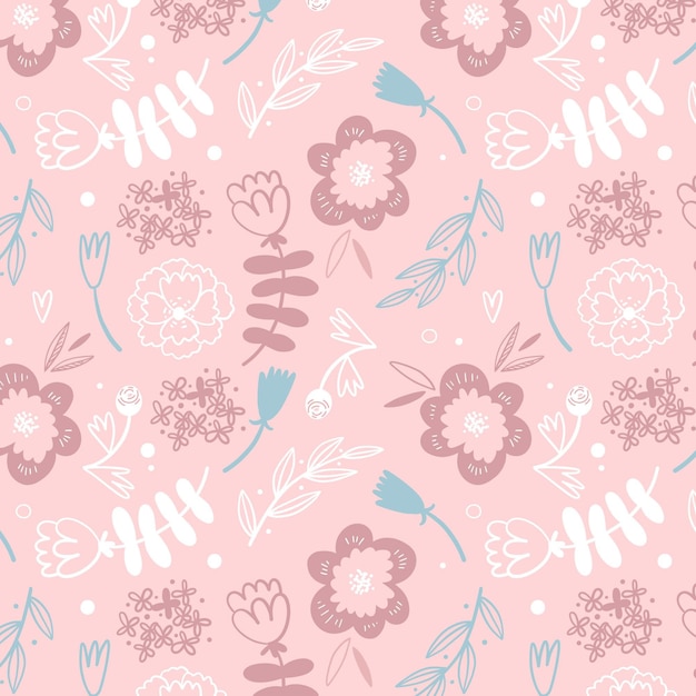 Clolorful floral pattern