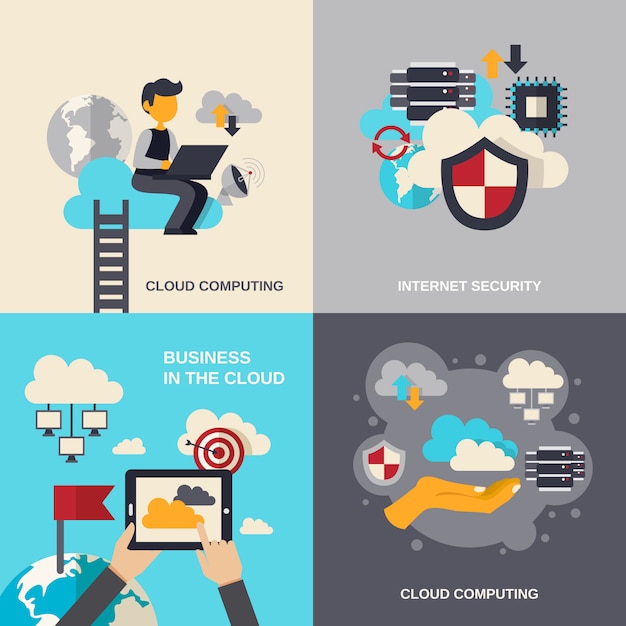 Cloud Computing Flat Set