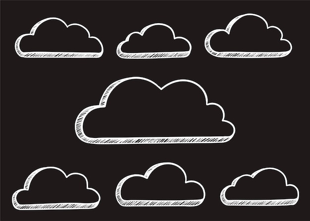 Free Vector cloud illustration