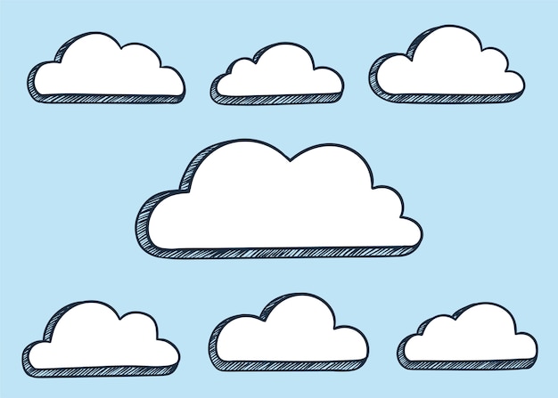 Free Vector clouds illustration