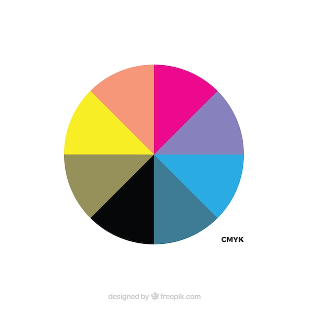 Free Vector cmyk colors