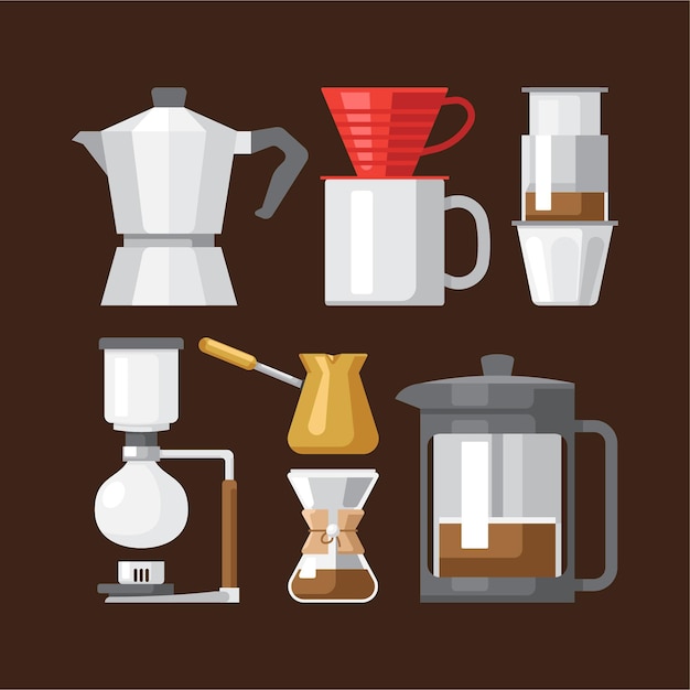 Coffee brewing devices collection