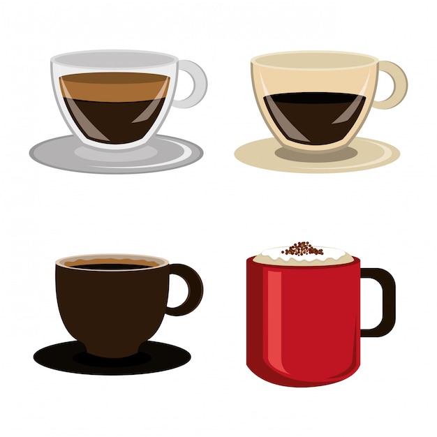 Free Vector coffee design.