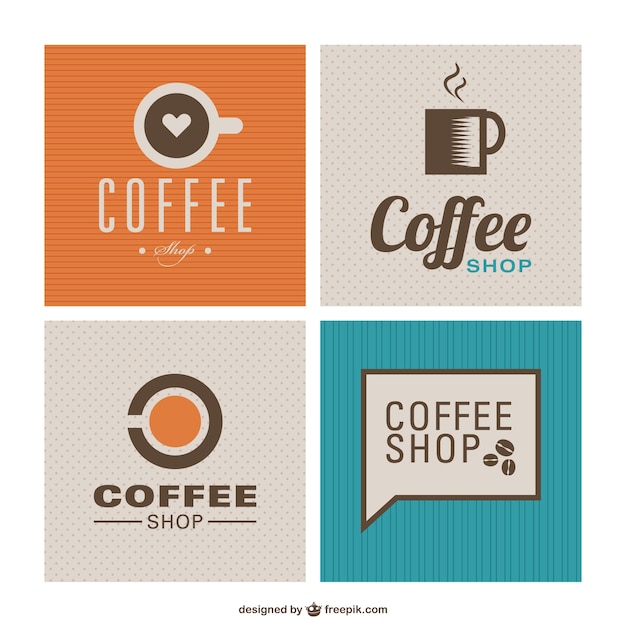 Free Vector coffee shop flat design