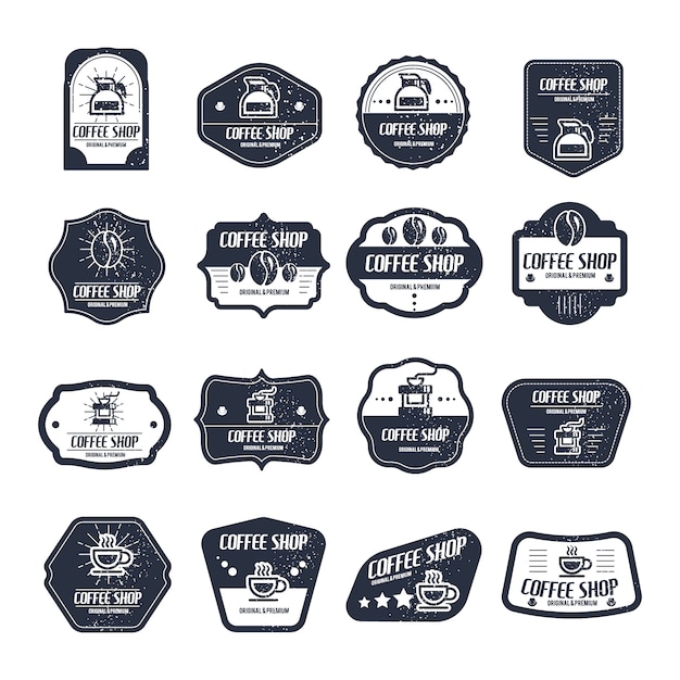 Coffee shop logo collection