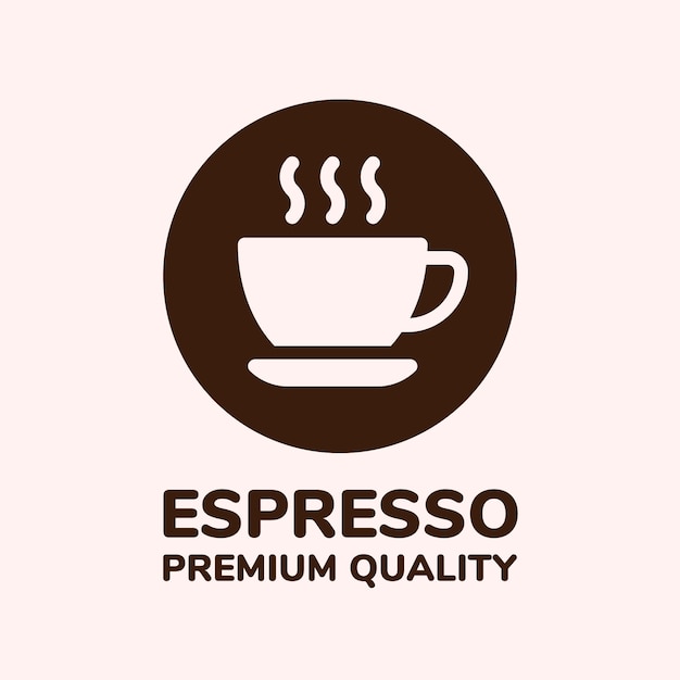 Coffee shop logo template