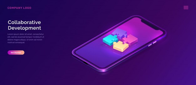 Collaborative development, isometric concept