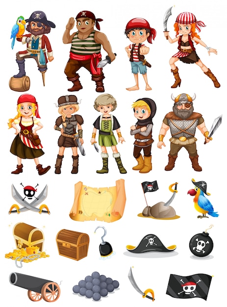 A collection of all things pirate and viking