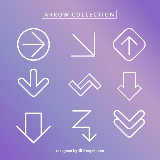 Collection of arrows