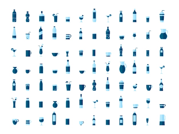 Collection of beverage vectors